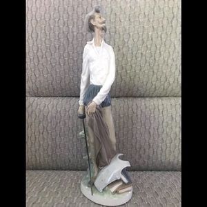 Lladro figurine, Don Quixote Standing Up #04854, glazed.